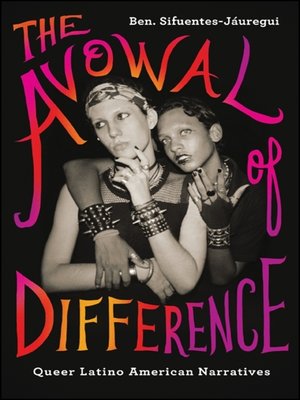 cover image of The Avowal of Difference
